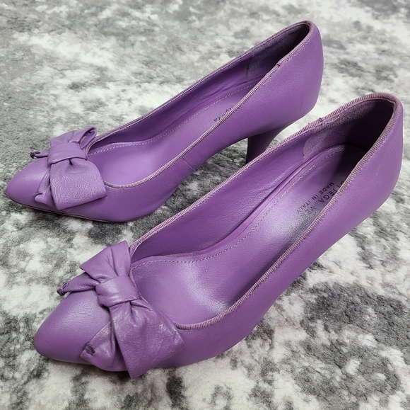 Bottega Shoes Bottega Leather 3 Pumps Bow Retro Poshmark